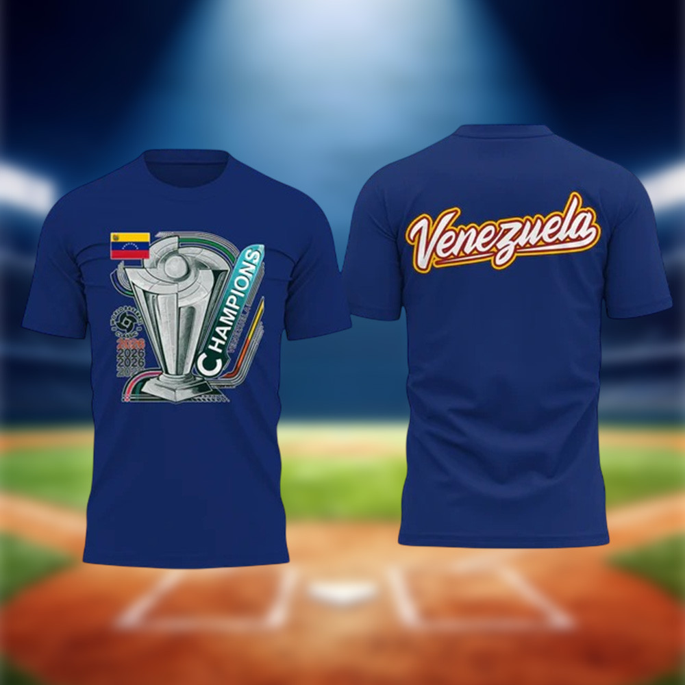 Venezuela 2026 World Baseball Classic Champions T-Shirt Game Day Shirt Best Fan Gear For Him