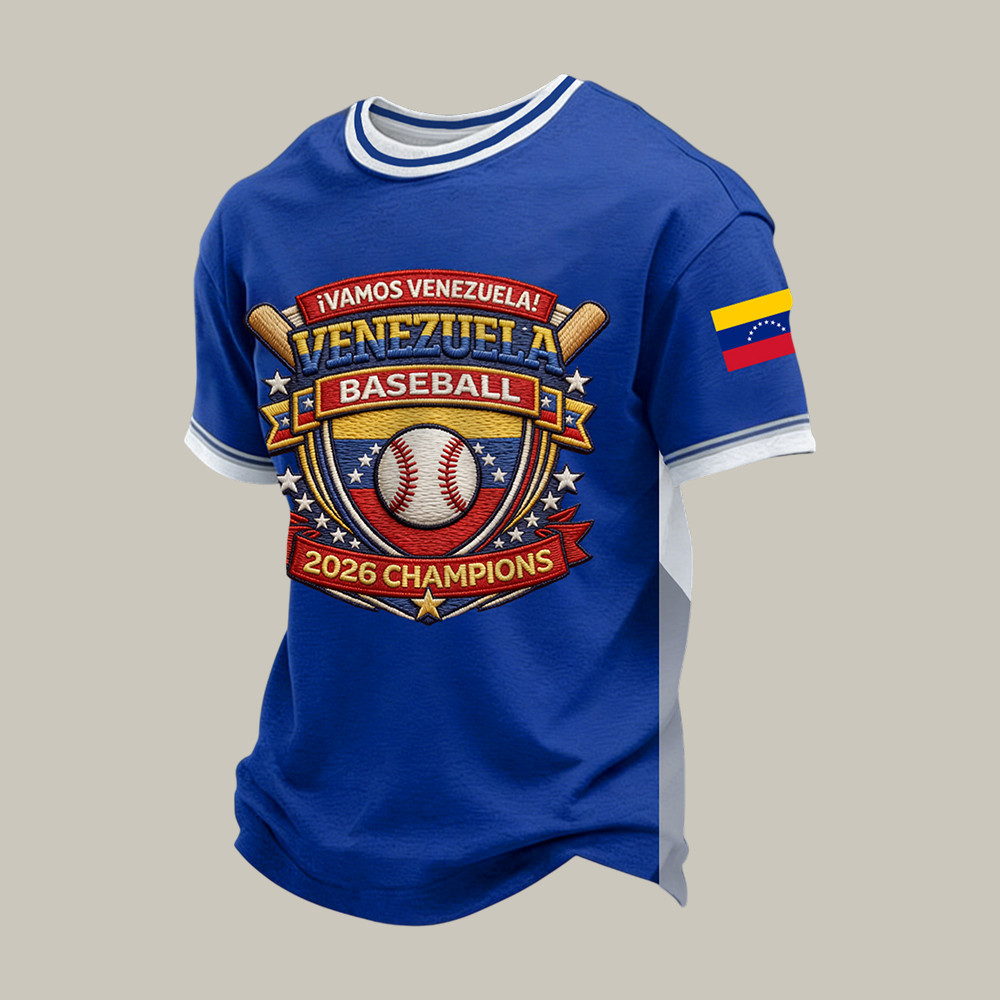 Venezuela 2026 World Baseball Classic Champions T-Shirt Ivamos Venezuela Baseball Champions Shirt