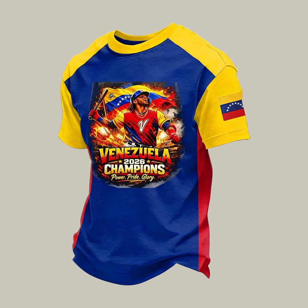 Venezuela 2026 World Baseball Classic Champions T-Shirt Power Pride Glory Shirt Baseball Fan Gear