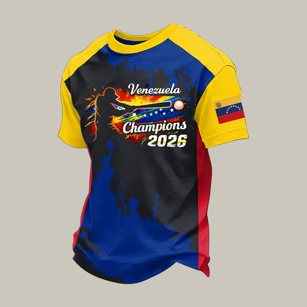 Venezuela 2026 World Baseball Classic Champions T-Shirt WBC Match Shirt Best Fan Gift