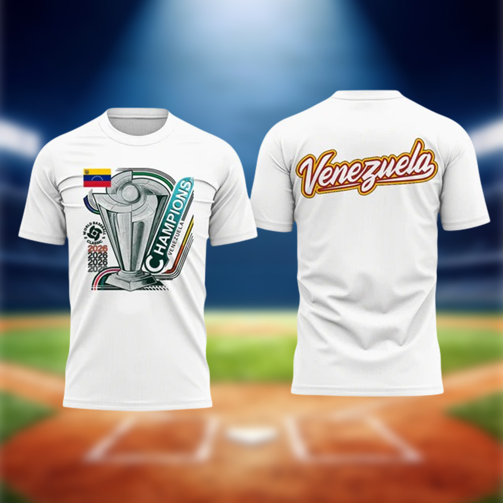Venezuela 2026 World Baseball Classic Champions T-Shirt WBC Match Shirt Fan Gear