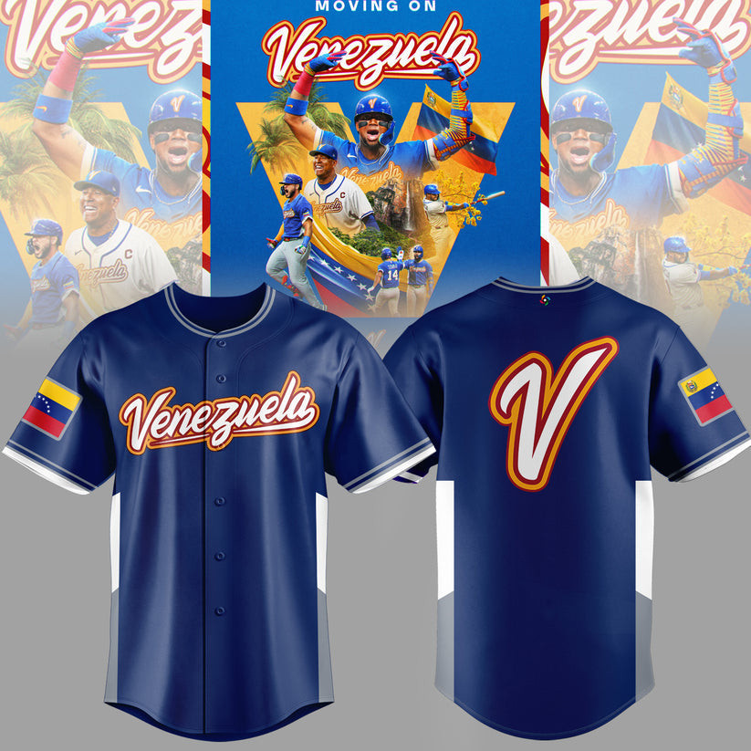 Venezuela 2026 World Baseball Classic Jersey Game Day Baseball Merch Best Gift For Fans