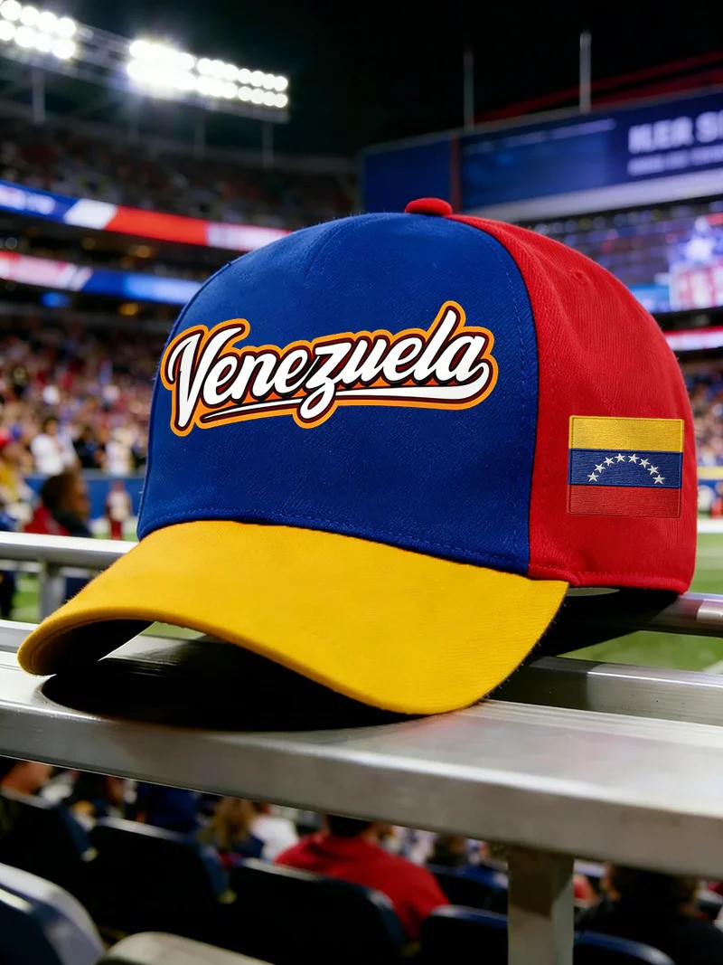 Venezuela Baseball Hat WBC 2026 Fan Gear Patriotic Cap Gift For Venezuelan Heritage Baseball Fans