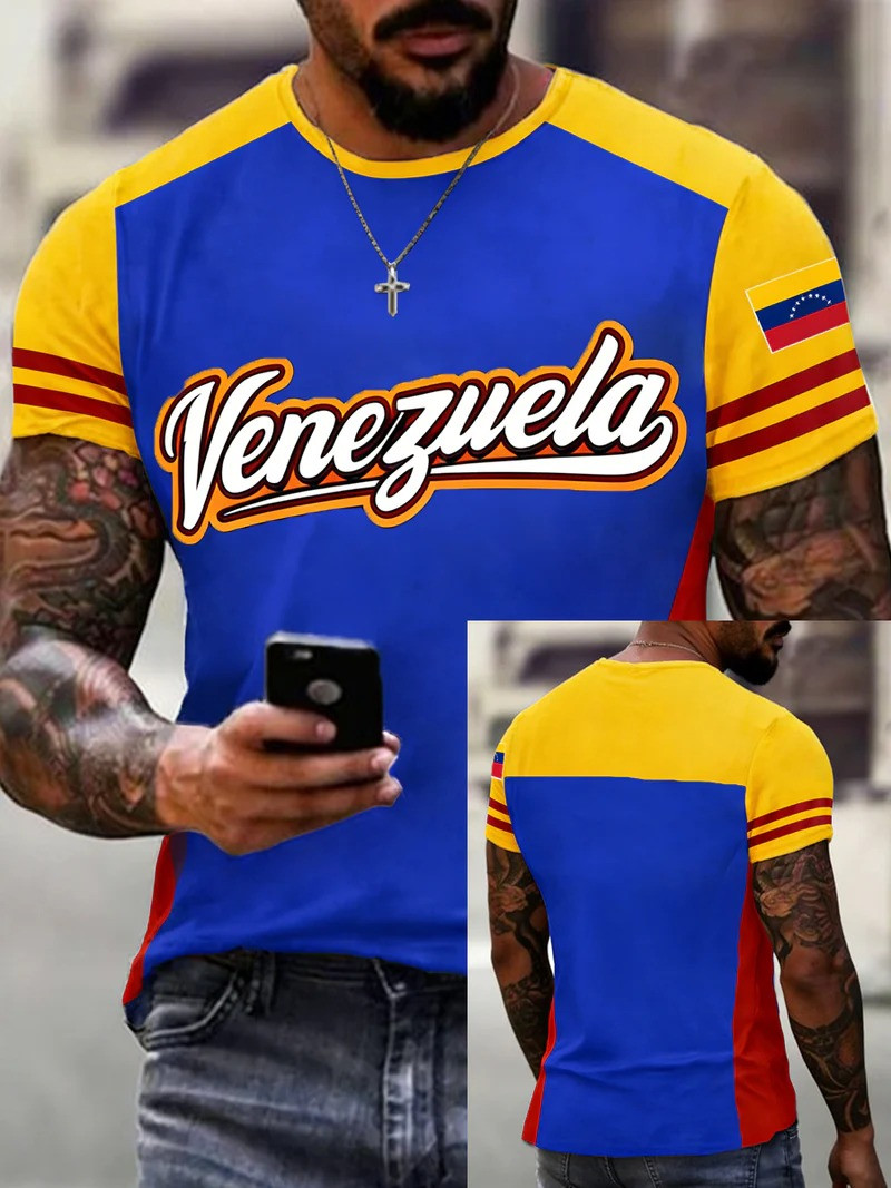 Venezuela Baseball T-Shirt WBC 2026 Fan Gear Proud Venezuelan Heritage Gift For Baseball Supporters