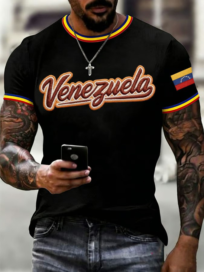 Venezuela Baseball T-Shirt WBC 2026 Tricolor Fan Gear World Baseball Classic Best Gift For Baseball Fans