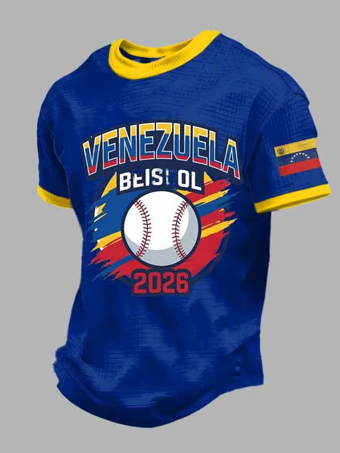 Venezuela Beisbol 2026 T-Shirt WBC Champions Baseball Fan Gear Best Gift For Baseball Supporters