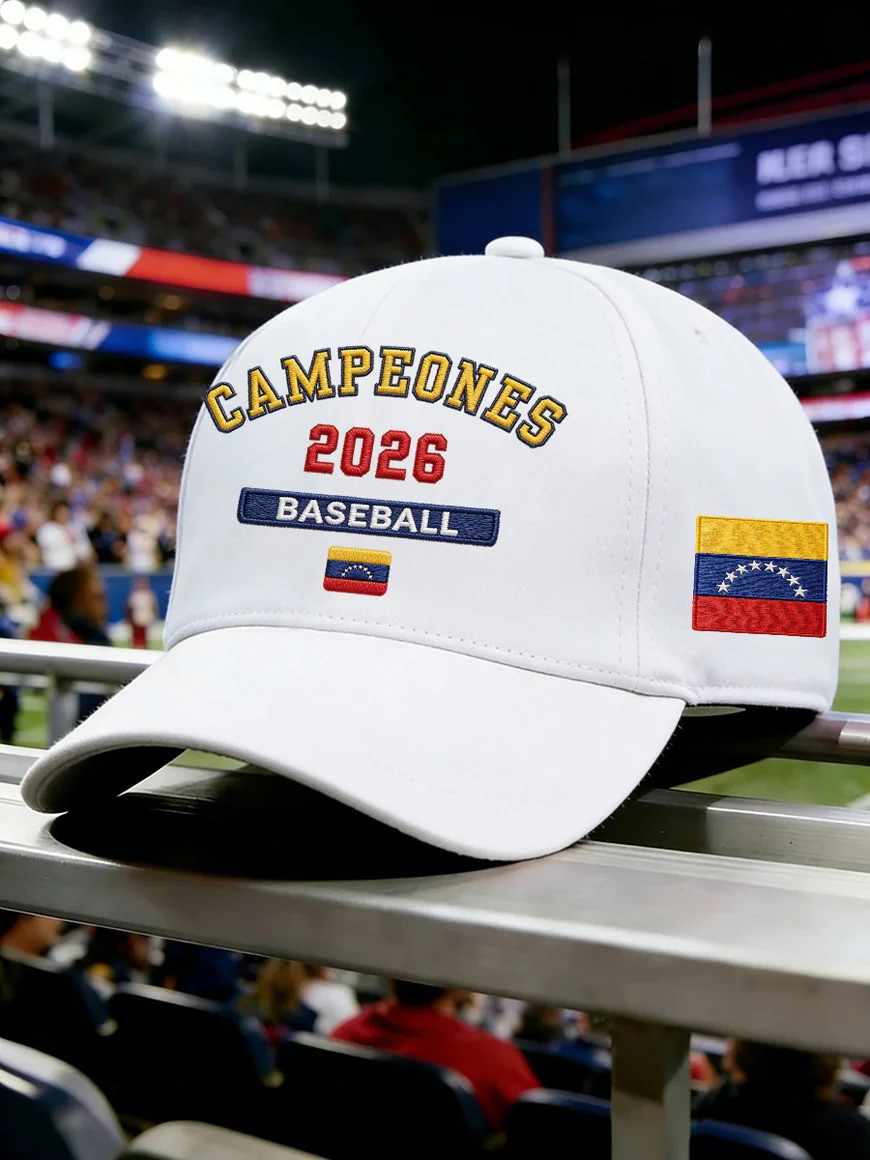Venezuela Campeones 2026 Baseball Hat WBC Championship Fan Gear Gift For Venezuelan Baseball Lovers