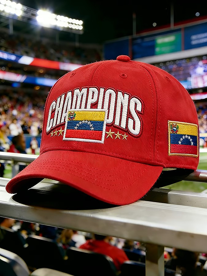 Venezuela Champion Baseball Hat WBC 2026 Winning Fan Gear Patriotic Best Gift For Baseball Lovers