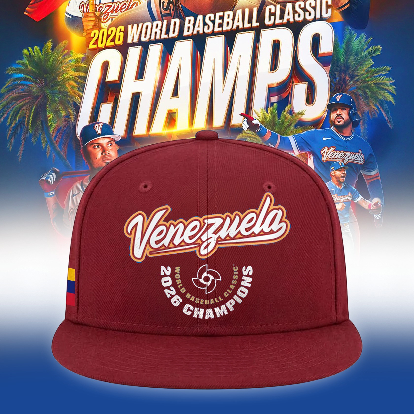 Venezuela Legends 2026 World Baseball Classic Champions Hat Baseball Merch Gift For Fans