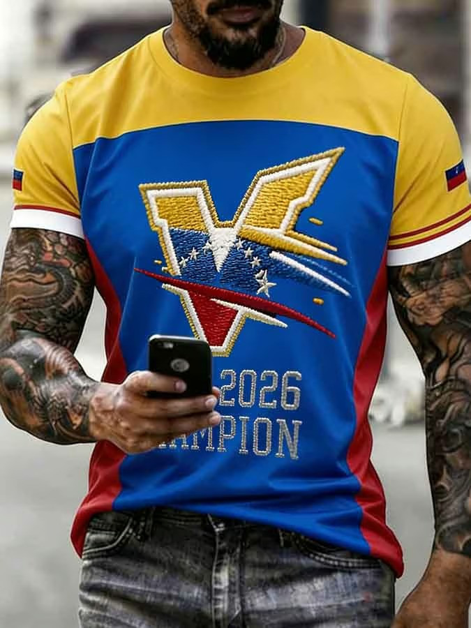 Venezuela V 2026 Champion T-Shirt WBC Baseball Fan Gear Trending Best Gift For Baseball Supporters