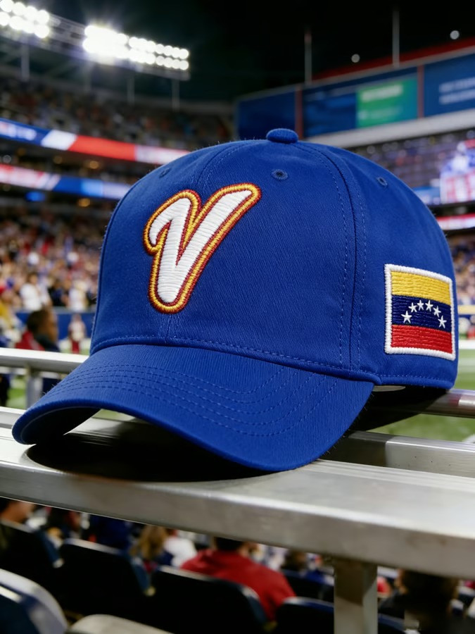 Venezuela V Logo Baseball Hat WBC 2026 Champions Fan Gear Stadium Best Gift For Baseball Supporters