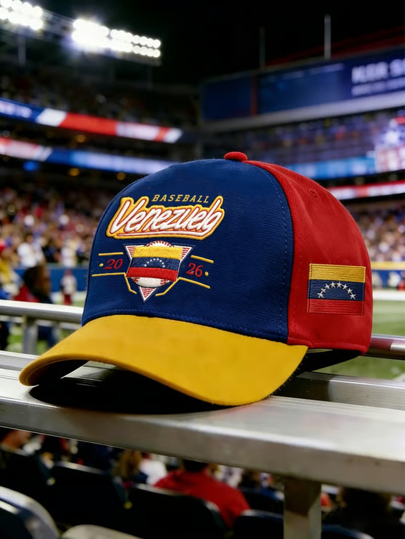 Venezuela WBC 2026 Baseball Champion Hat Diamond Badge Fan Gear Patriotic Gift For Baseball Lovers