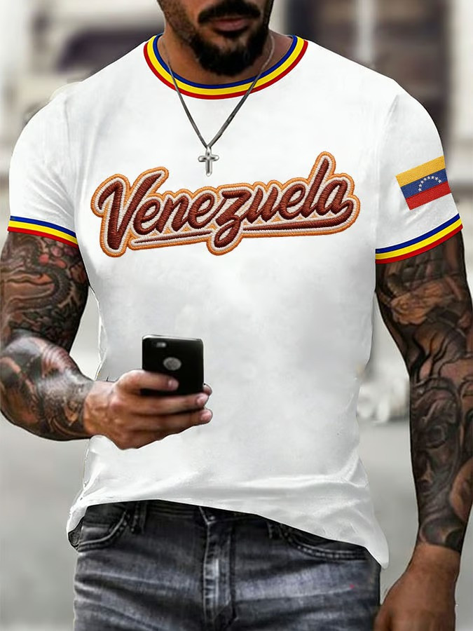 Venezuela WBC 2026 Baseball Jersey T-Shirt Team Fan Gear Match Day Clothing Best Gift For Supporters