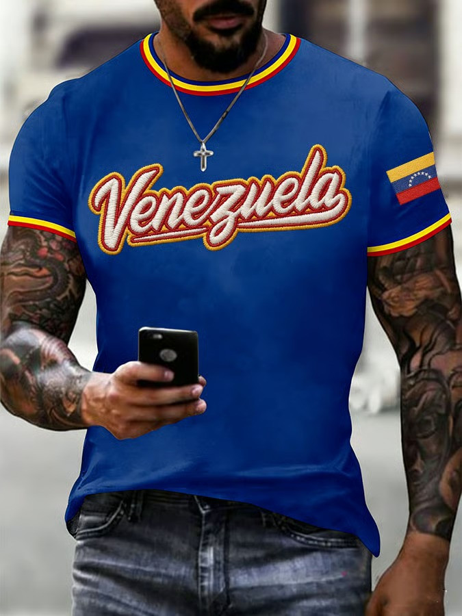 Venezuela WBC 2026 Baseball T-Shirt Classic Fan Gear Match Day Clothing Best Gift For Baseball Fans