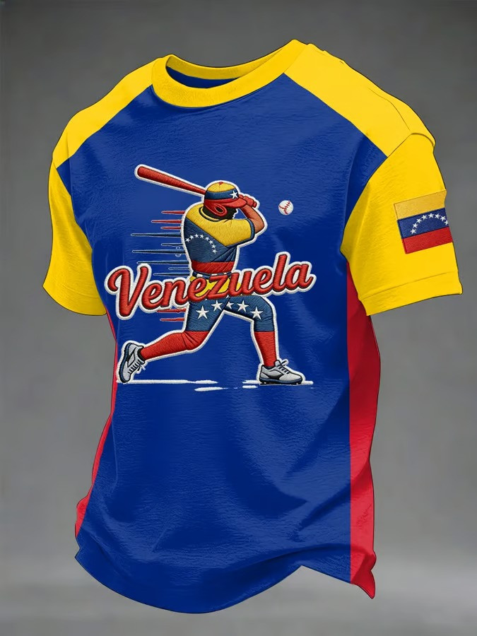 Venezuela WBC 2026 Champion Batter T-Shirt Baseball Player Fan Gear Patriotic Gift For Supporters