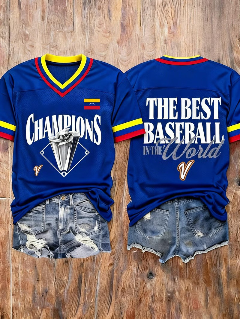 Venezuela WBC 2026 Champion Jersey Shirt Trophy Best Baseball In The World Fan Gear Gift Ideas