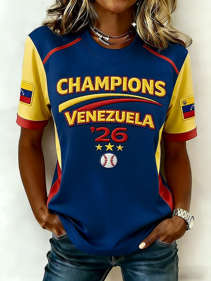 Venezuela WBC 2026 Champion T-Shirt Baseball Champions Pride Fan Gear Patriotic Gift For Supporters