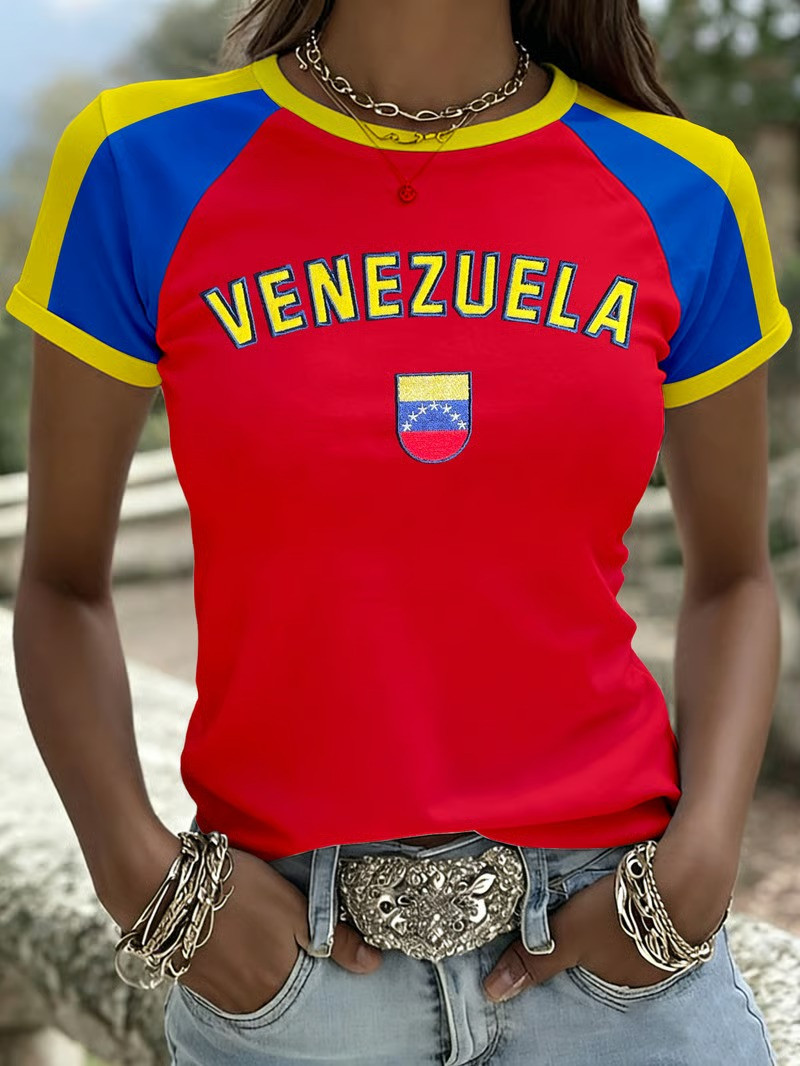 Venezuela WBC 2026 Champion T-Shirt Shield Crest Fan Gear Patriotic Best Gift For Baseball Lovers