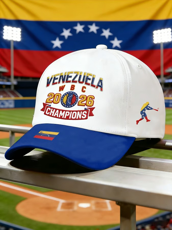Venezuela WBC 2026 Champions Baseball Hat Batter Fan Gear Patriotic Best Gift For Baseball Supporters