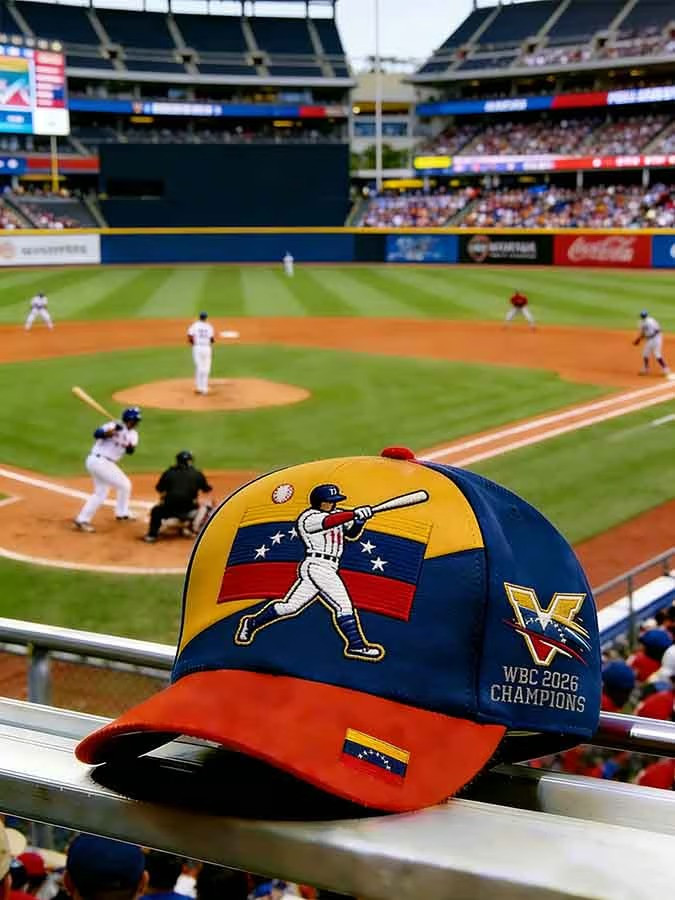 Venezuela WBC 2026 Champions Baseball Hat Batter Fan Gear Stadium Best Gift For Baseball Supporters