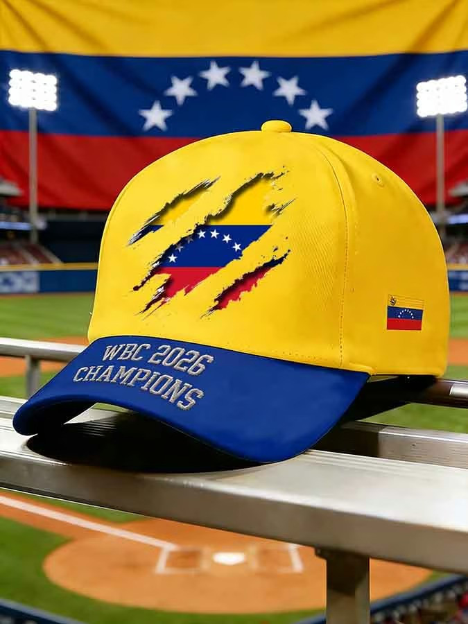 Venezuela WBC 2026 Champions Baseball Hat Claw Rip Fan Gear Trending Gift For Baseball Supporters