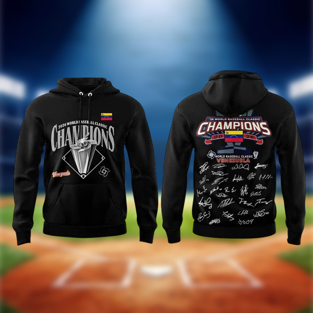 Venezuela WBC 2026 Champions Hoodie 2026 WBC Match Apparel Best Fan Gifts
