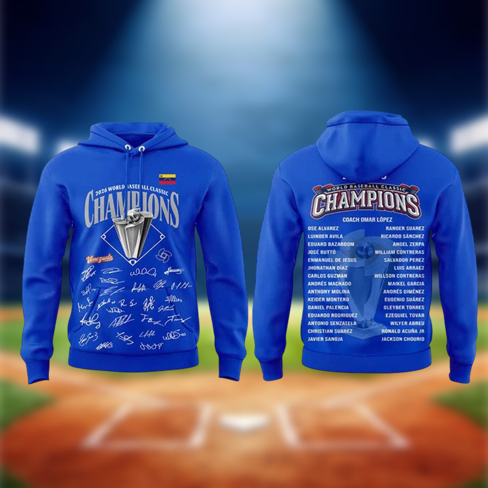 Venezuela WBC 2026 Champions Hoodie Baseball Apparel Game Day Gift For Friends