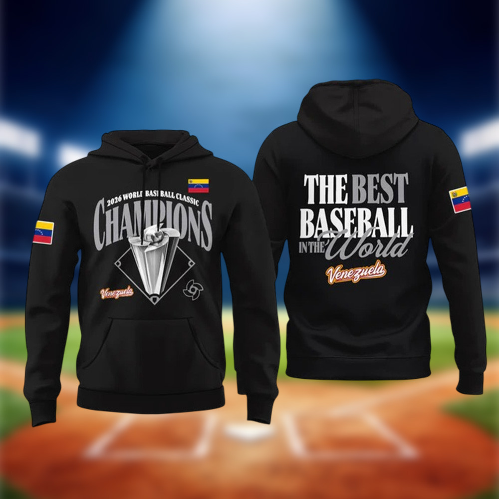 Venezuela WBC 2026 Champions Hoodie Baseball Apparel Present For WBC Lovers