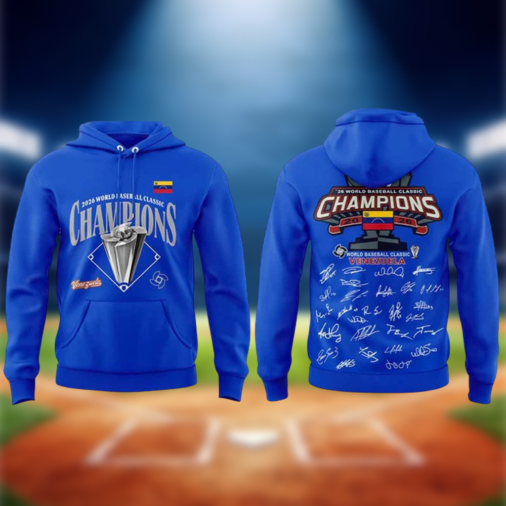 Venezuela WBC 2026 Champions Hoodie Baseball Apparel WBC Lover Gift For Him