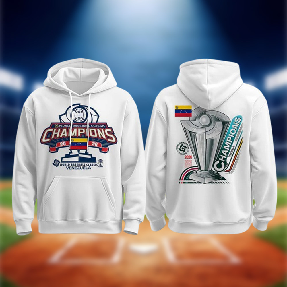 Venezuela WBC 2026 Champions Hoodie Baseball Clothing Unique Gift For WBC Fans