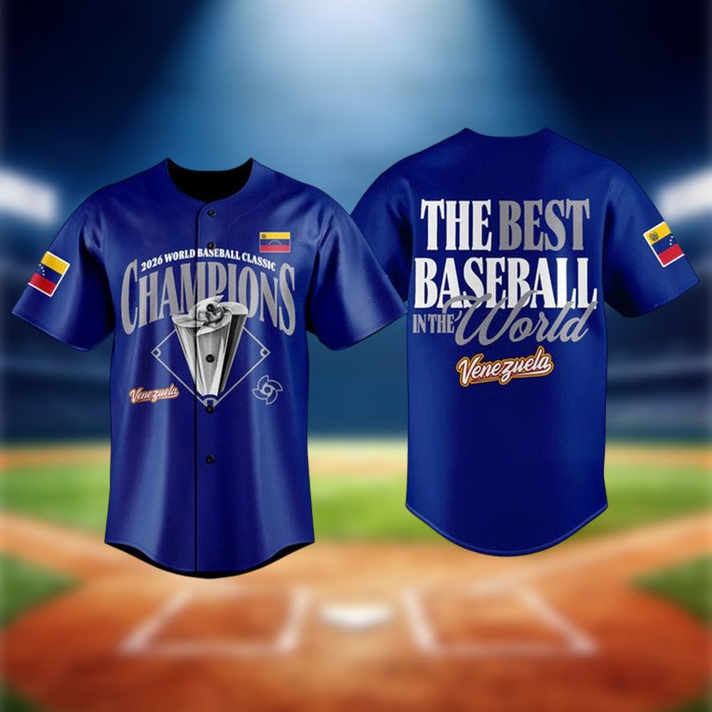 Venezuela WBC 2026 Champions Jersey Baseball Clothes Gift Idea For WBC Lovers