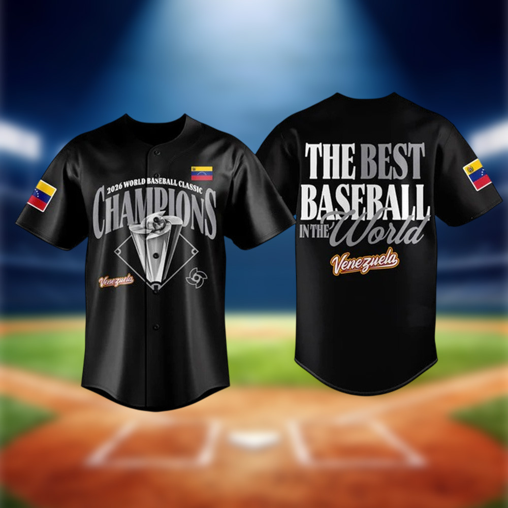 Venezuela WBC 2026 Champions Jersey The Best Baseball In The World Clothes WBC Lover Ideas