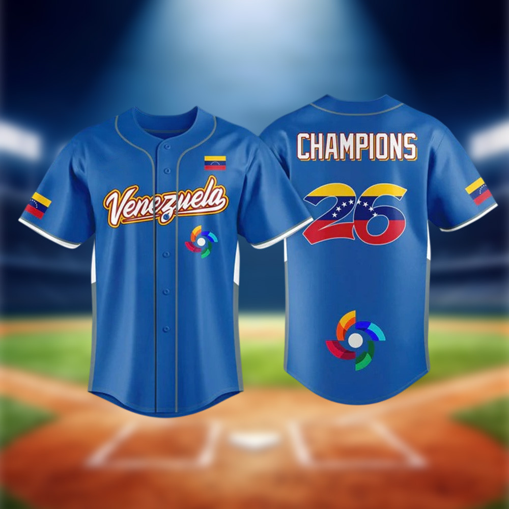 Venezuela WBC 2026 Champions Jersey World Baseball Classic Apparel Best Fan Gifts