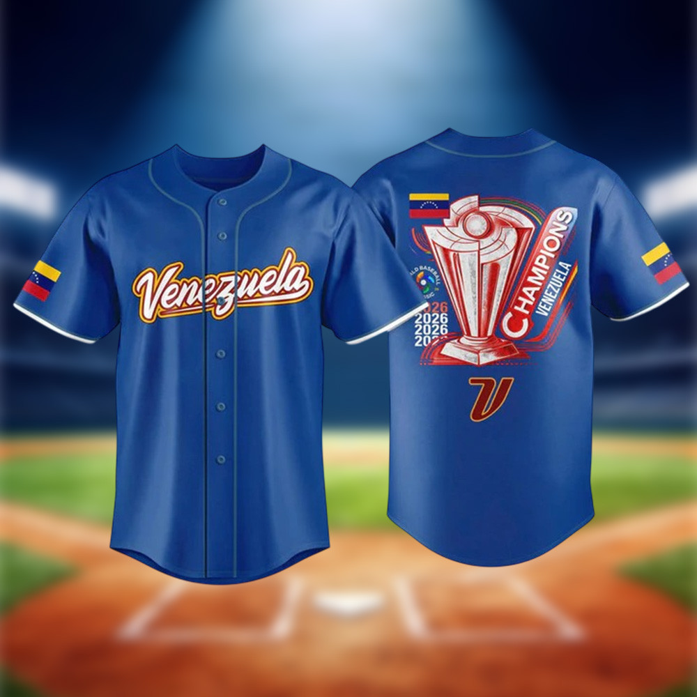Venezuela WBC 2026 Champions Jersey World Baseball Classic Clothes Baseball Fan Gear