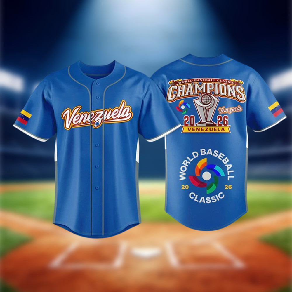 Venezuela WBC 2026 Champions Jersey World Baseball Classic Shirt Fan Gift For Husband