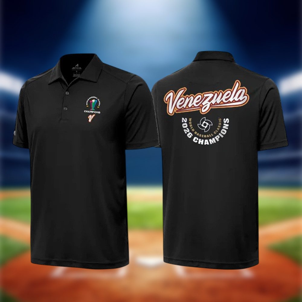 Venezuela WBC 2026 Champions Polo Shirt 2026 World Baseball Shirt Game Day Gear