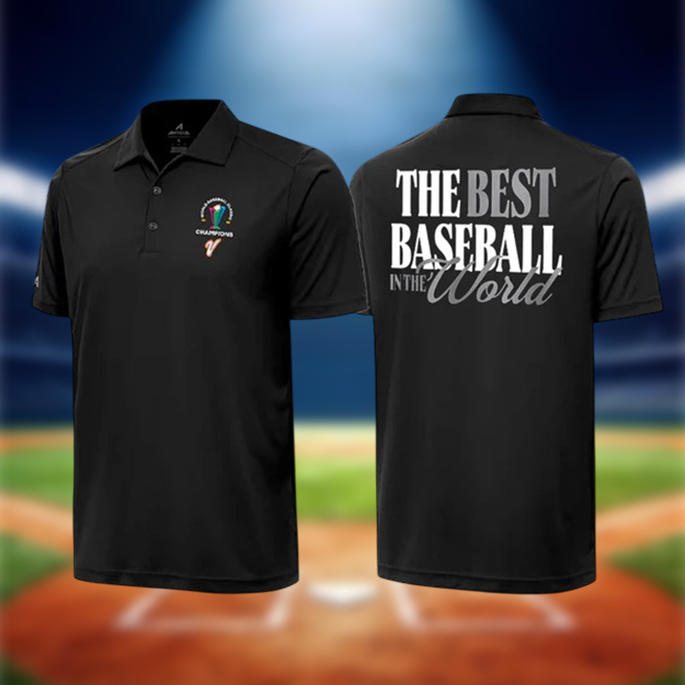 Venezuela WBC 2026 Champions Polo Shirt The Best Baseball In The World Shirt WBC Lover Present