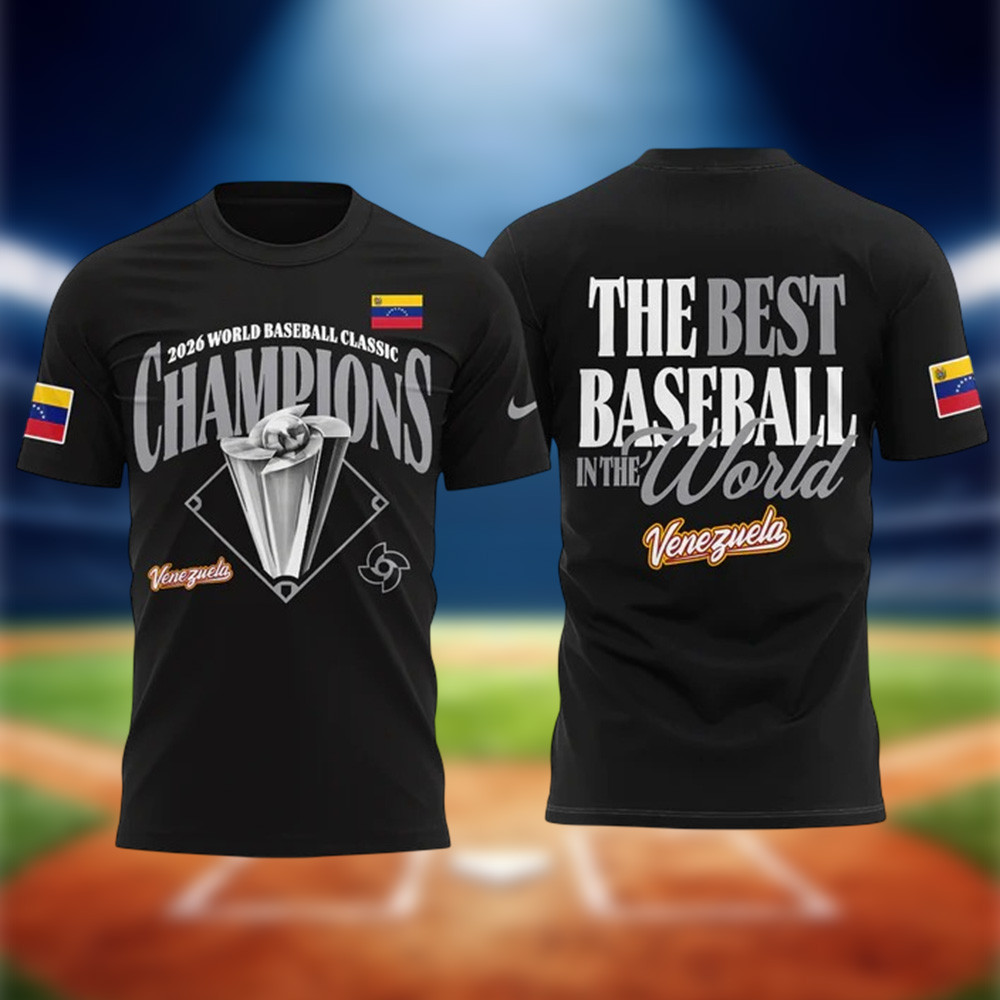 Venezuela WBC 2026 Champions T-Shirt Game Day Shirt Baseball Lover Gift For Him