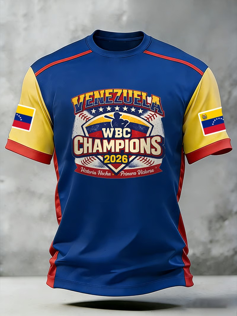 Venezuela WBC 2026 Champions T-Shirt Historia Hecha Primera Victoria Fan Gear Gift For Supporters