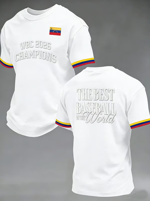 Venezuela WBC 2026 Champions T-Shirt The Best Baseball In The World Fan Gear Best Gift For Lovers