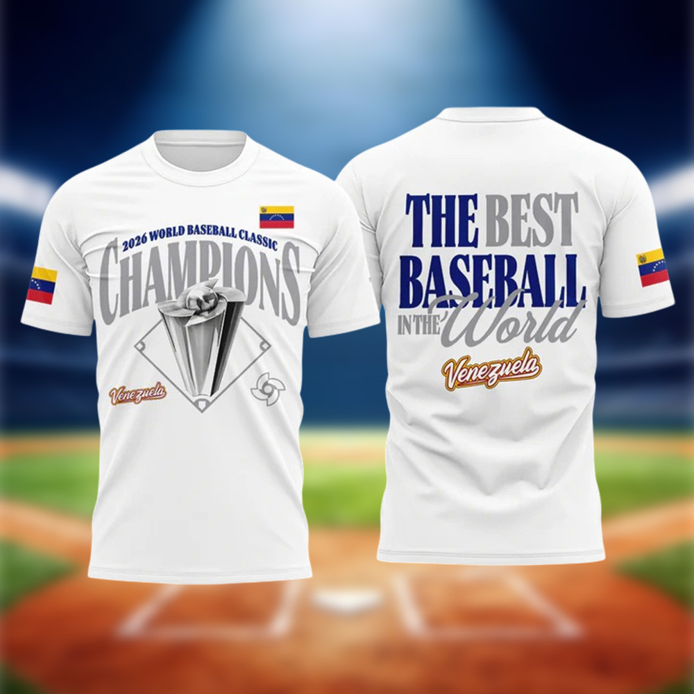 Venezuela WBC 2026 Champions T-Shirt The Best Baseball In The World Shirt WBC Lover Gift