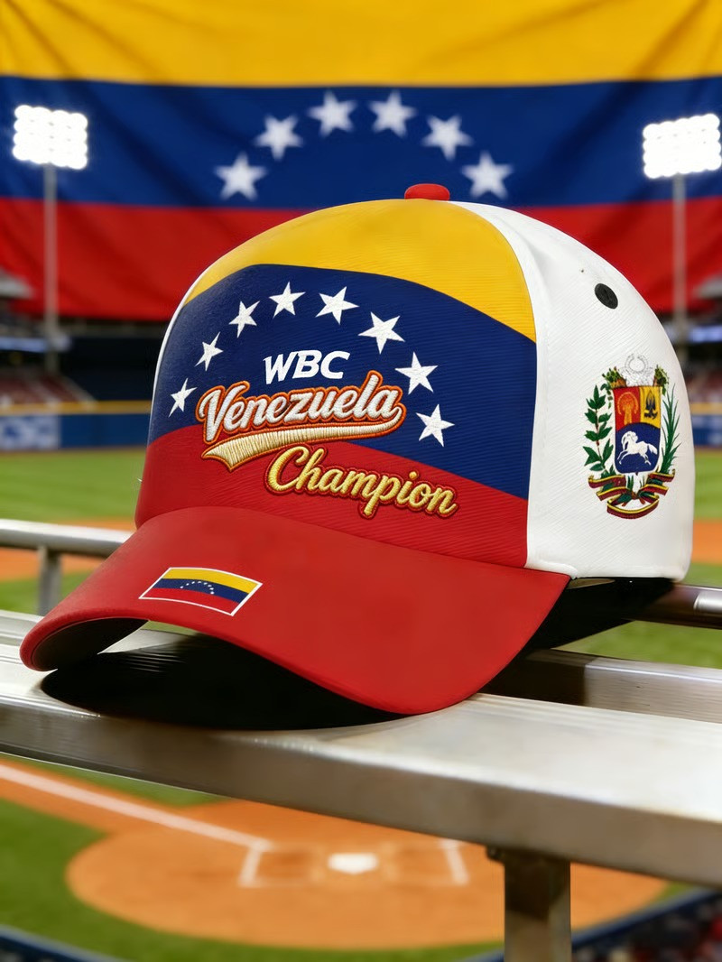 Venezuela WBC Champion Baseball Hat 2026 Venezuela Crest Fan Gear Best Gift For Baseball Supporters