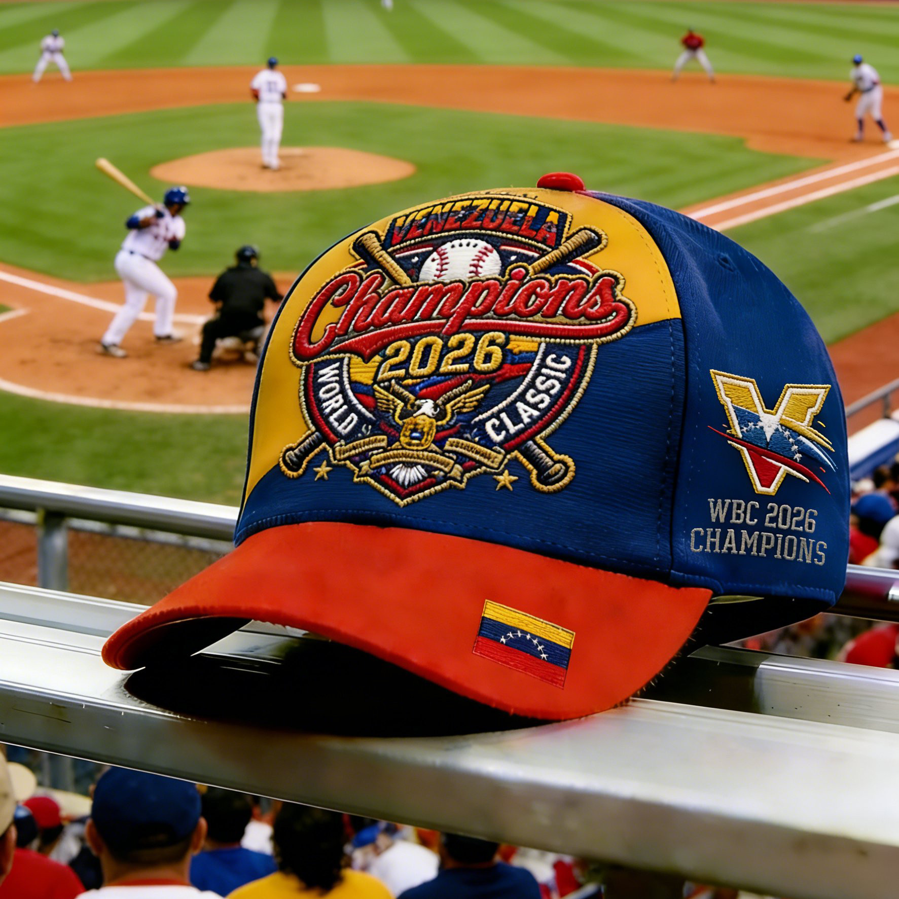 Venezuela World Baseball Classic Champions 2026 Hat Baseball Merch WBC Fan Gift