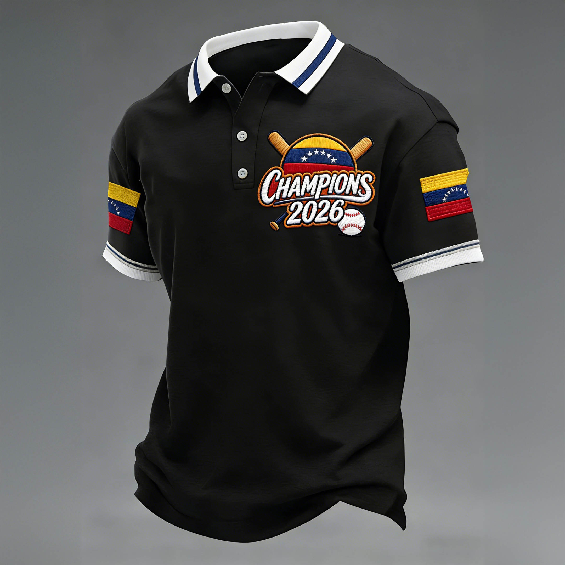 Venezuela World Baseball Classic Champions 2026 Polo Shirt Game Day Shirt Baseball Lover Gift