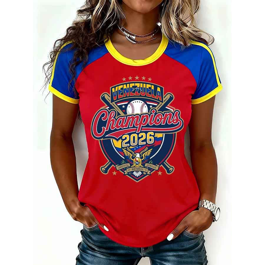 Venezuela World Baseball Classic Champions 2026 T-Shirt Baseball Fan Apparel Present For Mom