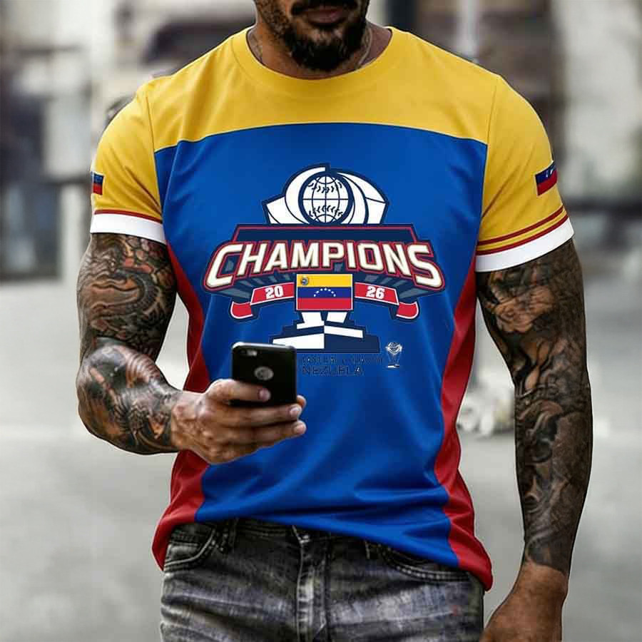 Venezuela World Baseball Classic Champions 2026 T-Shirt Baseball Fan Merch Game Day Gear