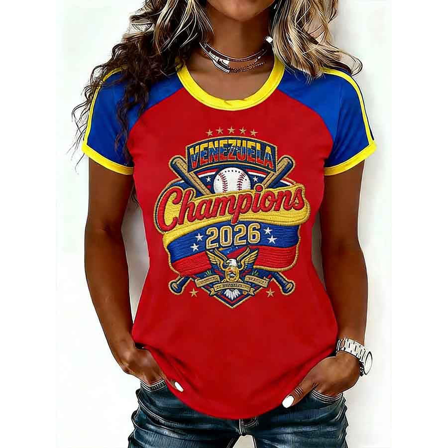 Venezuela World Baseball Classic Champions 2026 T-Shirt Baseball Fan Shirt Game Day Gear