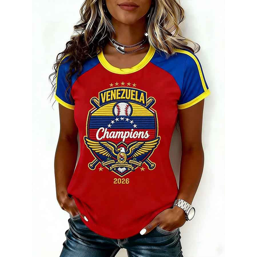 Venezuela World Baseball Classic Champions 2026 T-Shirt Game Day Clothes Baseball Lover Gift