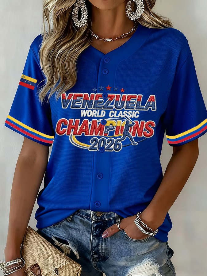 Venezuela World Classic Champions 2026 Baseball Jersey Shirt Fan Gear Best Gift For Baseball Supporters