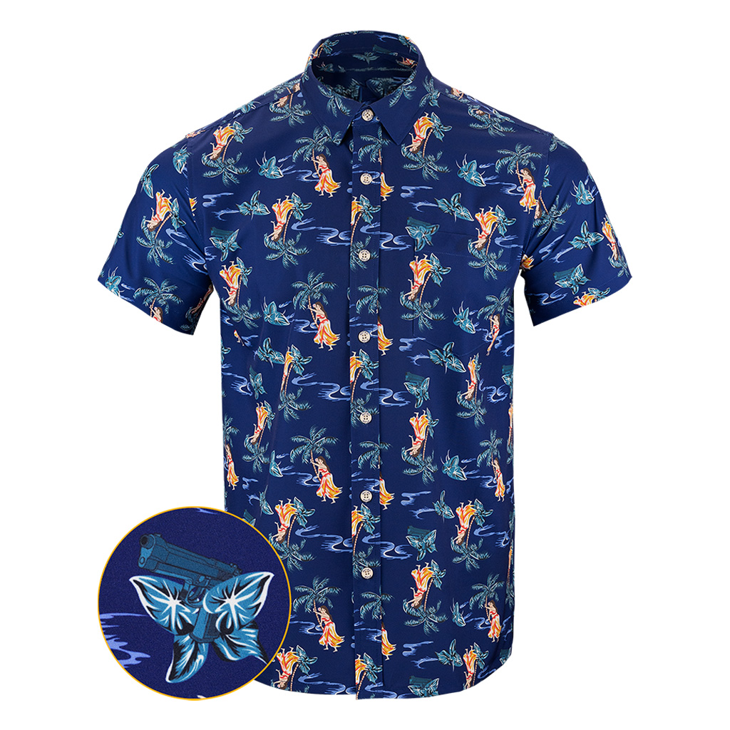 Ventura V3 Button Down Shirt Pro Gun Outdoor Hawaiian Tactical Shirt Gifts For Father